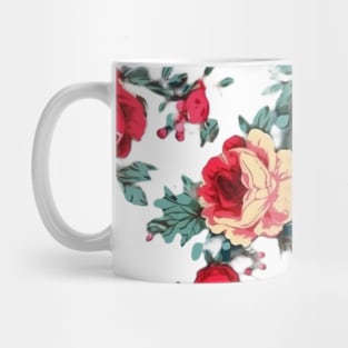 Red Rose Bushes Mug